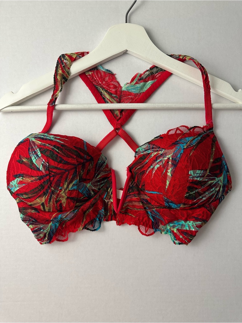 VIctoria's Secret PINK Date Push Up Bra Racerback Women's Size M